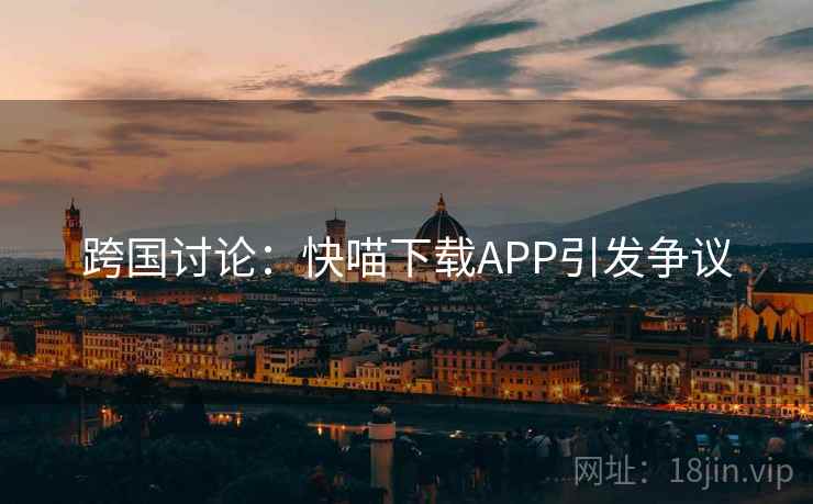 跨国讨论：快喵下载APP引发争议